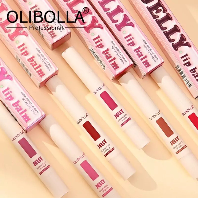 بالم لب براش دار ژله ای OLIBOLLA رژ خیس