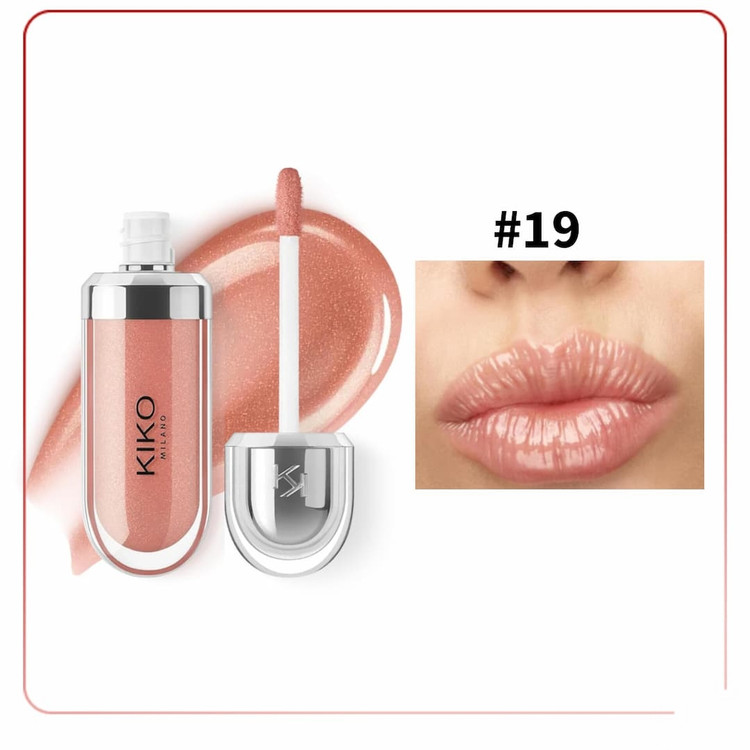 لیپ گلاس کیکوو/ 3D hydra /مستر/ کیفیت و رنگ بسیار بالا /رنگبندی اصلی